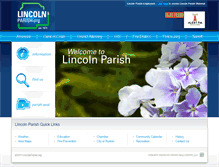 Tablet Screenshot of lpfd.lincolnparish.org