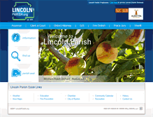 Tablet Screenshot of da.lincolnparish.org